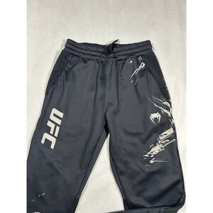 Venum UFC Jogger Pants Mens Medium Black Graphic Training Sweatpants